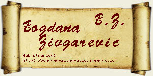 Bogdana Zivgarević vizit kartica